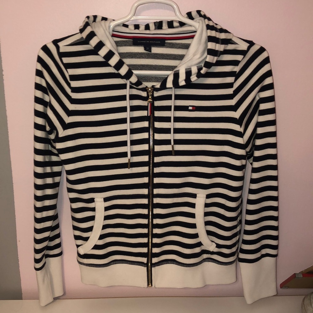 Tommy Hilfiger striped zip up